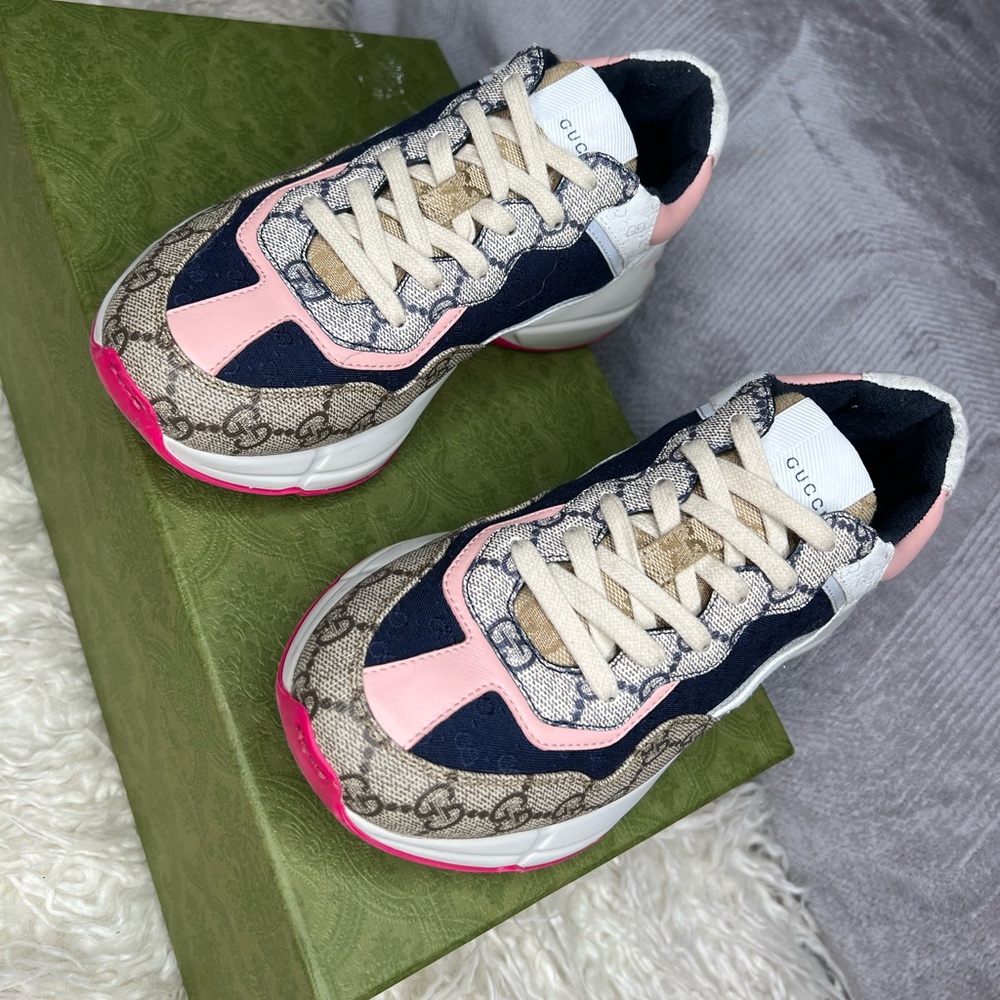 I am selling a Gucci Womens GG Rhyton sneaker.